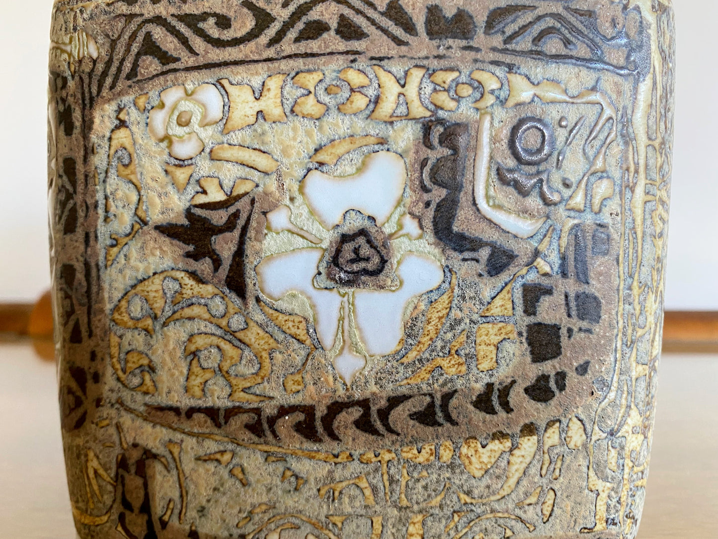 Royal Copenhagen 'BACA' Faience Lidded Jar | Nils Thorsson - Busy Bowerbird