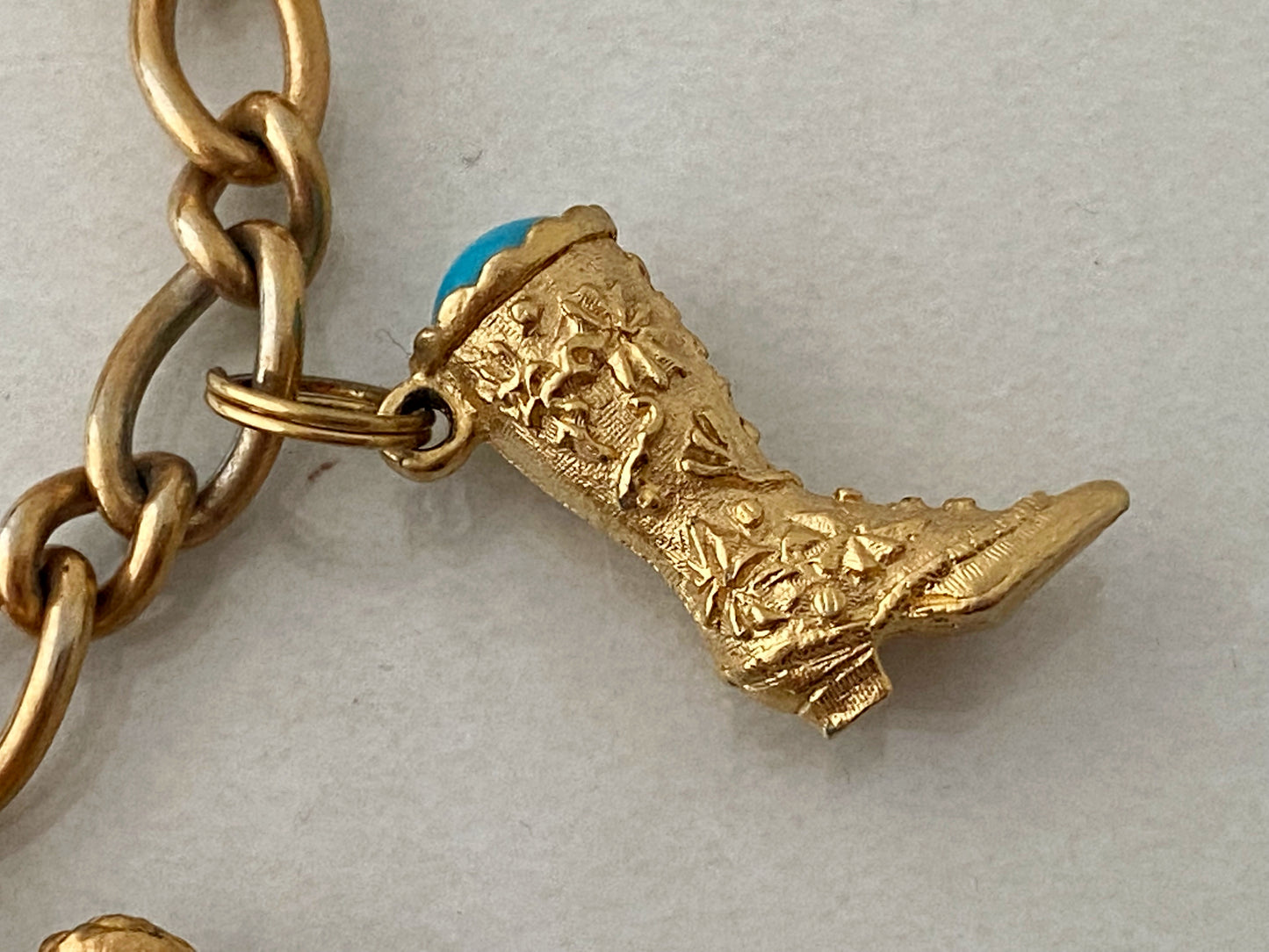 Vintage 1973 AVON Monopoly Charm Bracelet with Six Charms - Busy Bowerbird