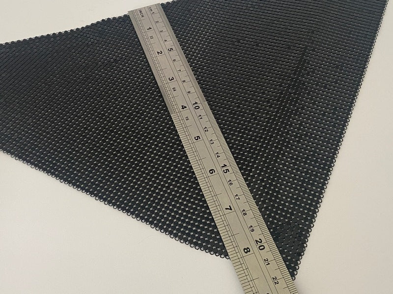 Whiting Davis black mesh bib