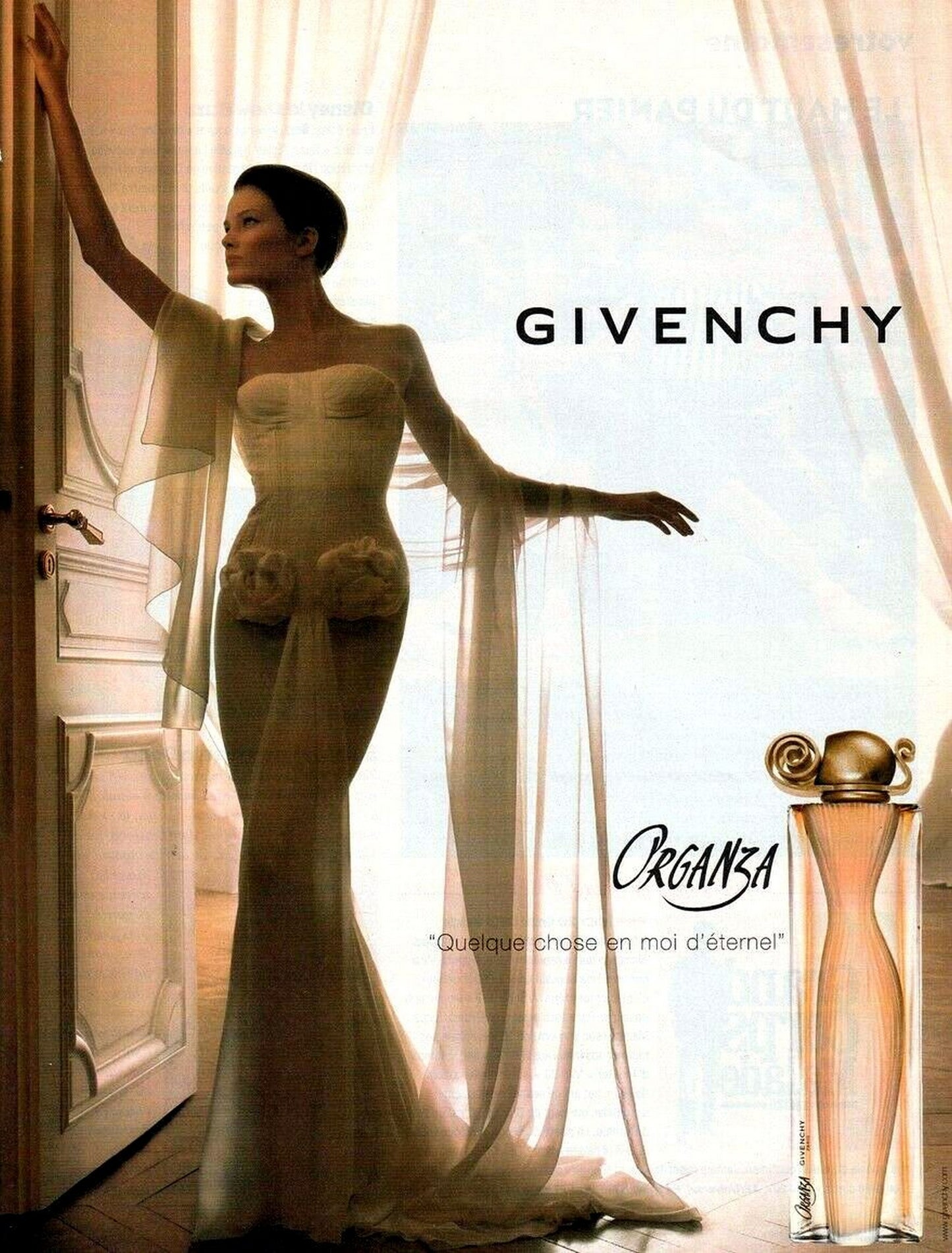 GIVENCHY Gold-Plated 'ORGANZA' 3-D Perfume Bottle Brooch Pin - Busy Bowerbird