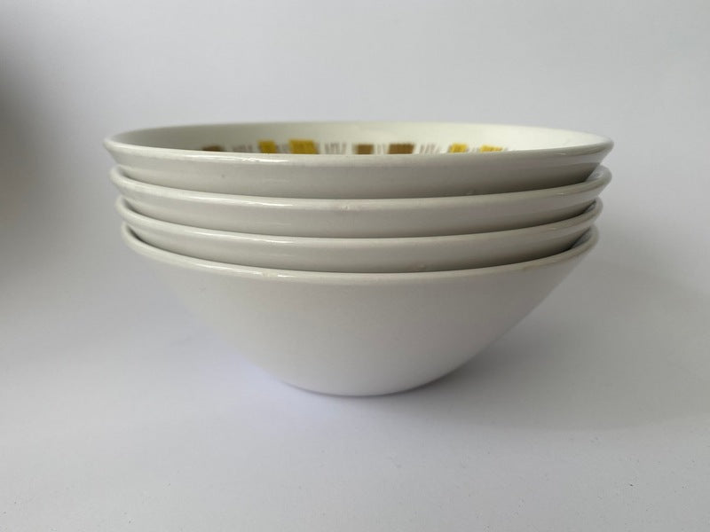 1970s MIKASA Dessert Bowls 'Catalina' Pattern | Set of 4