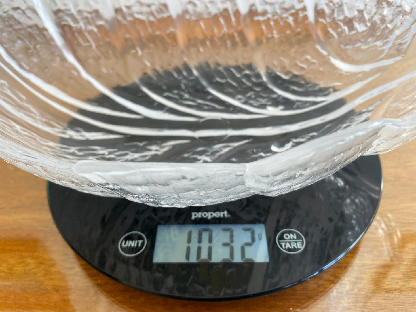 1980s ORREFORS Eden Collection Leaf-Shaped Serving Bowl