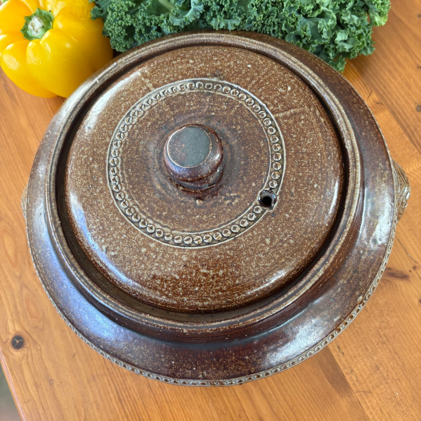Bendigo Pottery lidded casserole