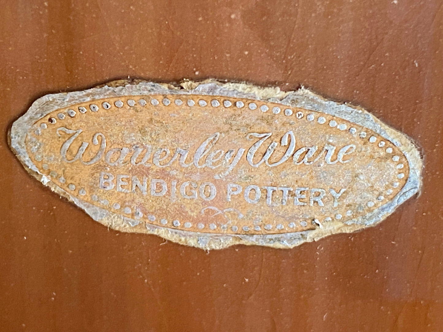 Art Deco Bendigo Pottery 'Waverley Ware' Vase