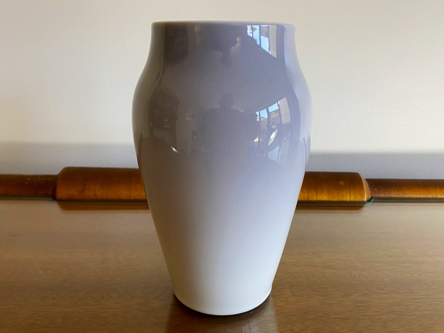 1957 Royal Copenhagen Hand-Painted 15 cm 'Orchid' Vase