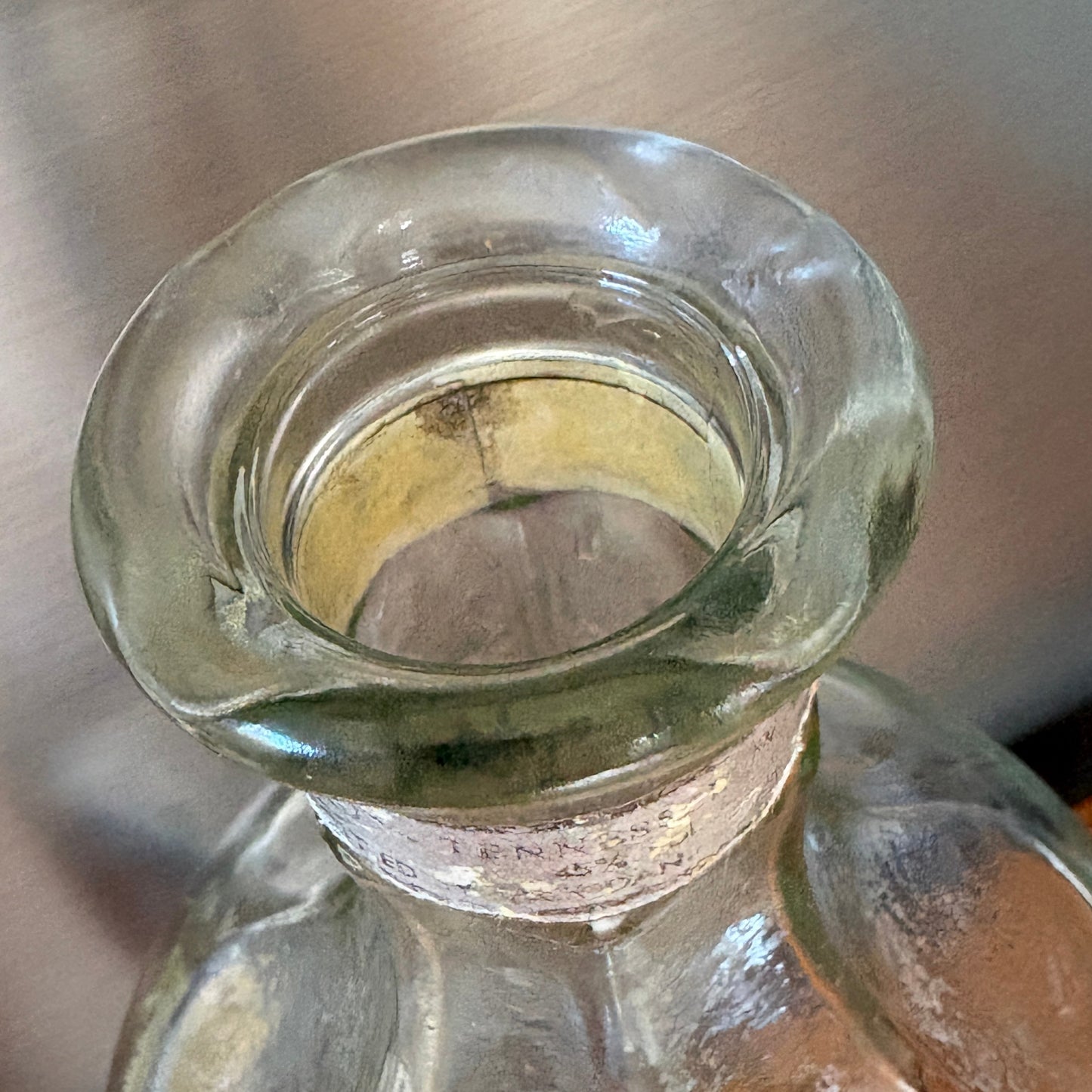 Spout of Vintage 1979 Jack Daniel's Belle of Lincoln 1.5L Decanter