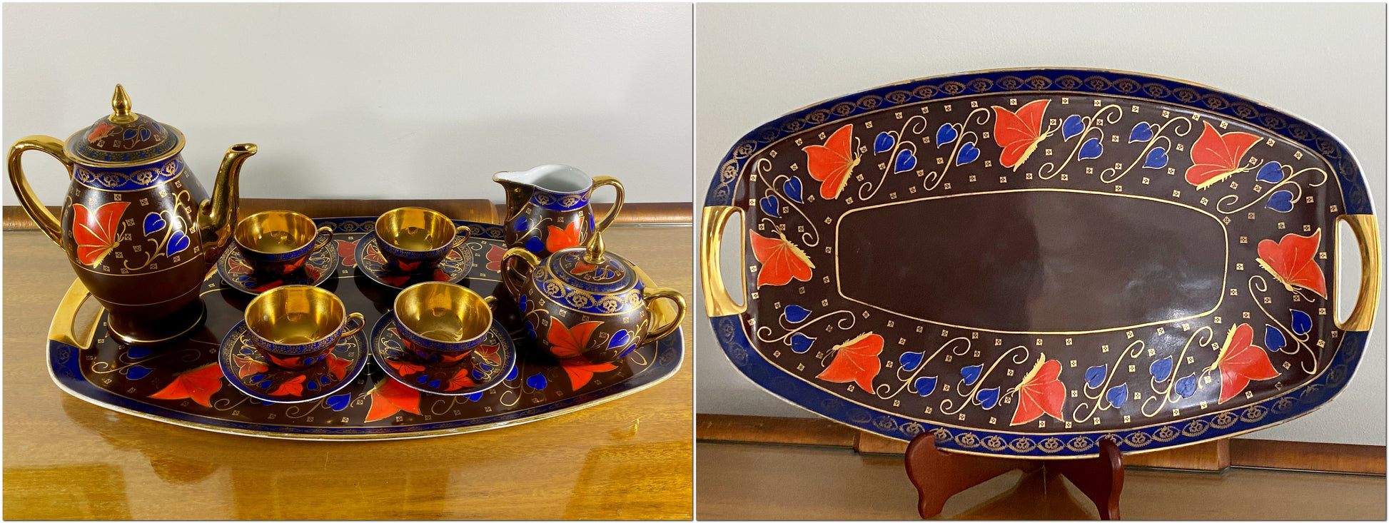 Art Nouveau Coffee Set - Busy Bowerbird