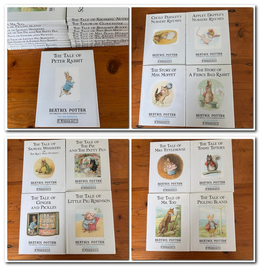 Set of 22 Beatrix Potter's 'Peter Rabbit Books' | 1987 Edition Published by Frederick Warne