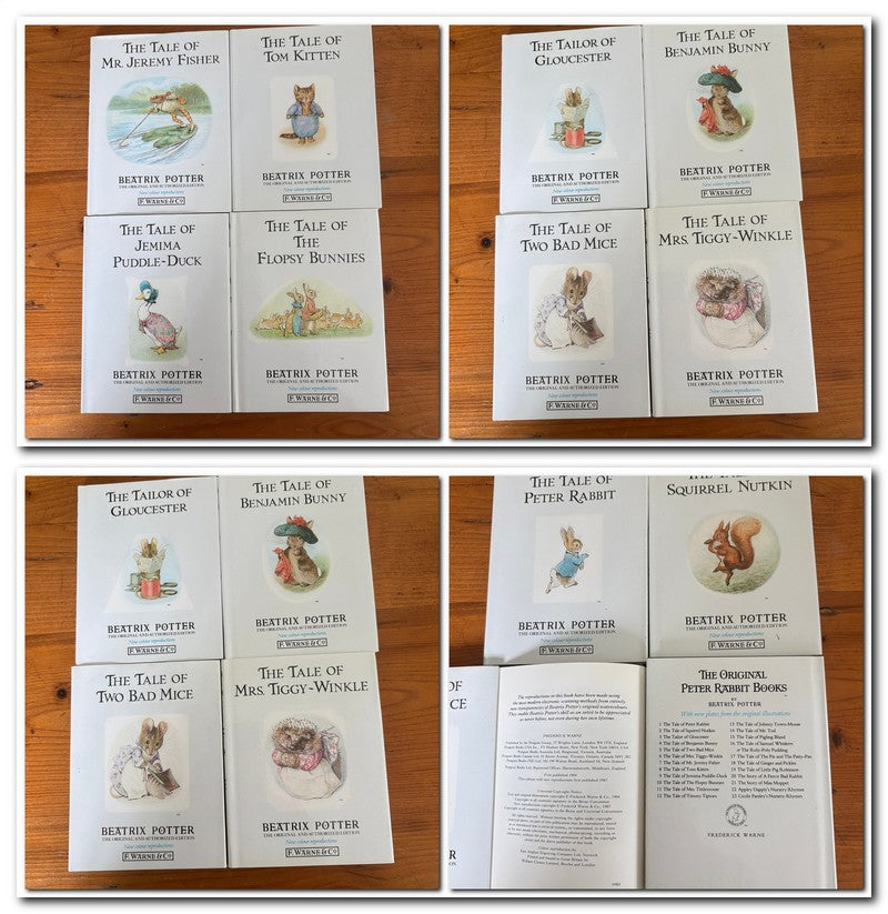 Set of 22 Beatrix Potter's 'Peter Rabbit Books' | 1987 Edition Published by Frederick Warne