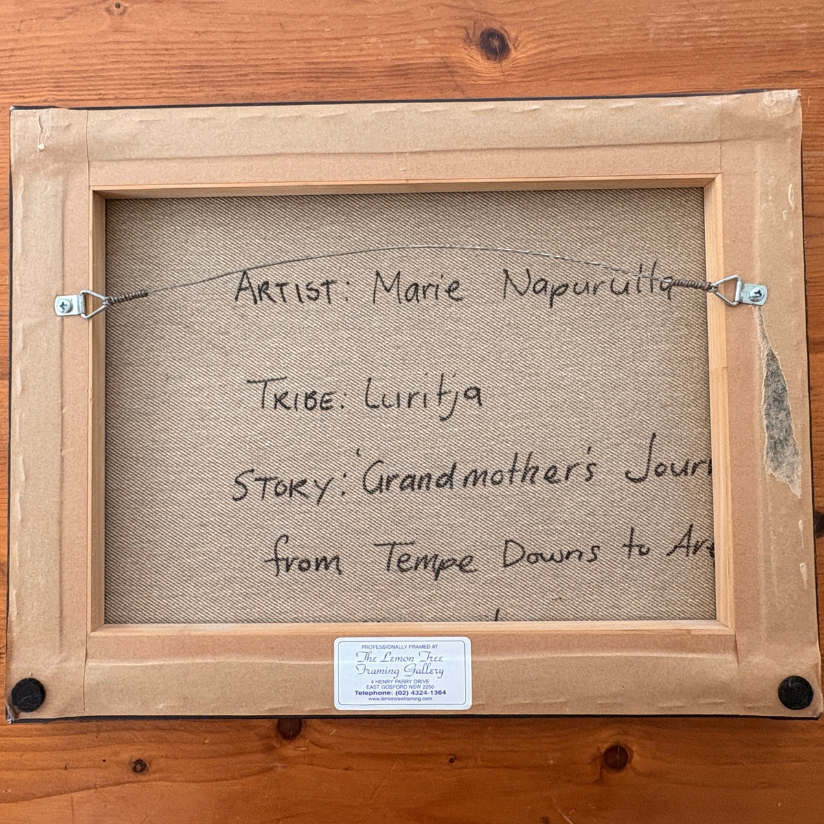 Marie Napurulla Original Acrylic on Canvas | "Grandmother's Journey'"Series