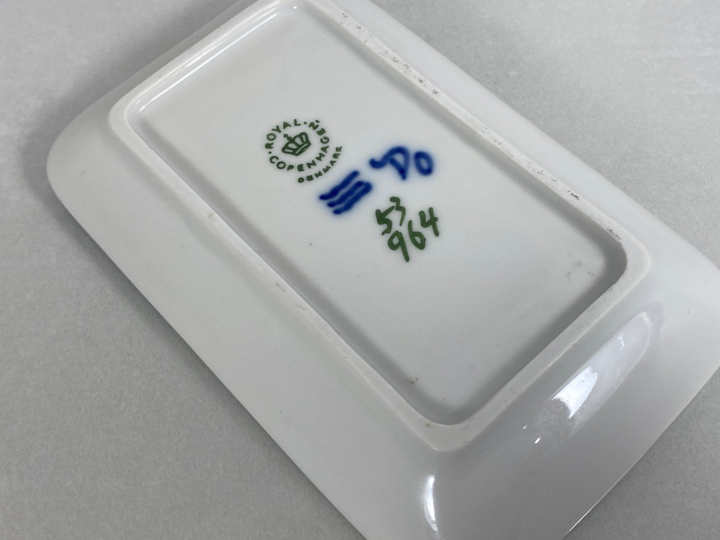 1980s Royal Copenhagen Porcelain 'White Blossom' Trinket Tray