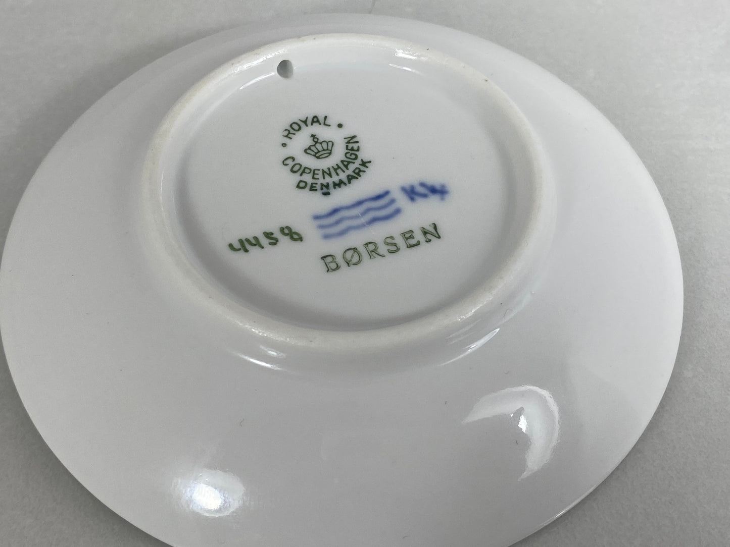 1957 Royal Copenhagen 'View to the Borsen' Porcelain Trinket Plate - Busy Bowerbird