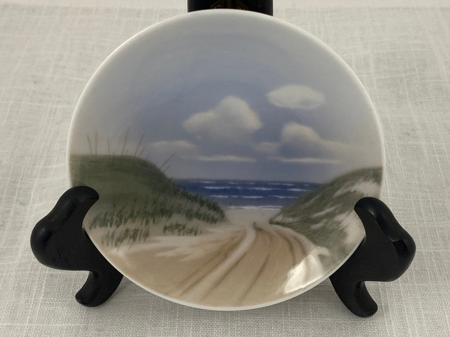 1952 ROYAL COPENHAGEN 'North Sea' Porcelain Trinket Plate - Busy Bowerbird