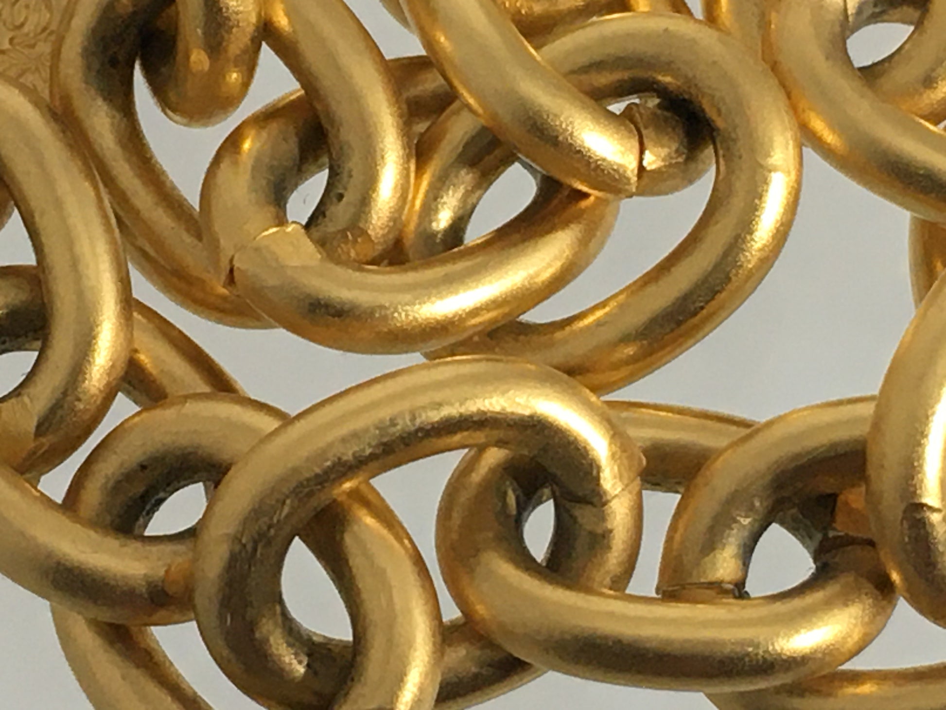 Vintage PREMIER DESIGNS Chunky Gold Chain Necklace | Five Enameled Stars - Busy Bowerbird