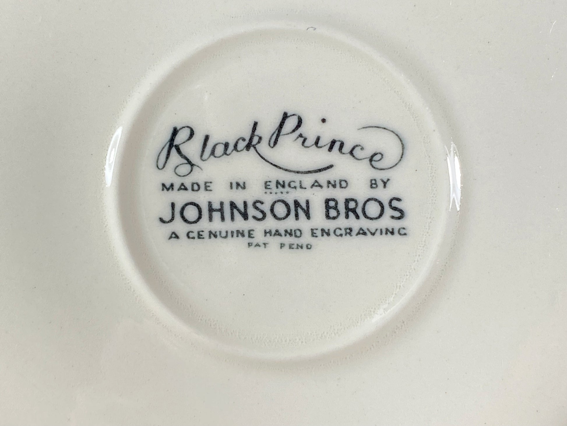 Mid-Century JOHNSON BROS. 'Black Prince' Coffee Service (x6) | Rare - Busy Bowerbird