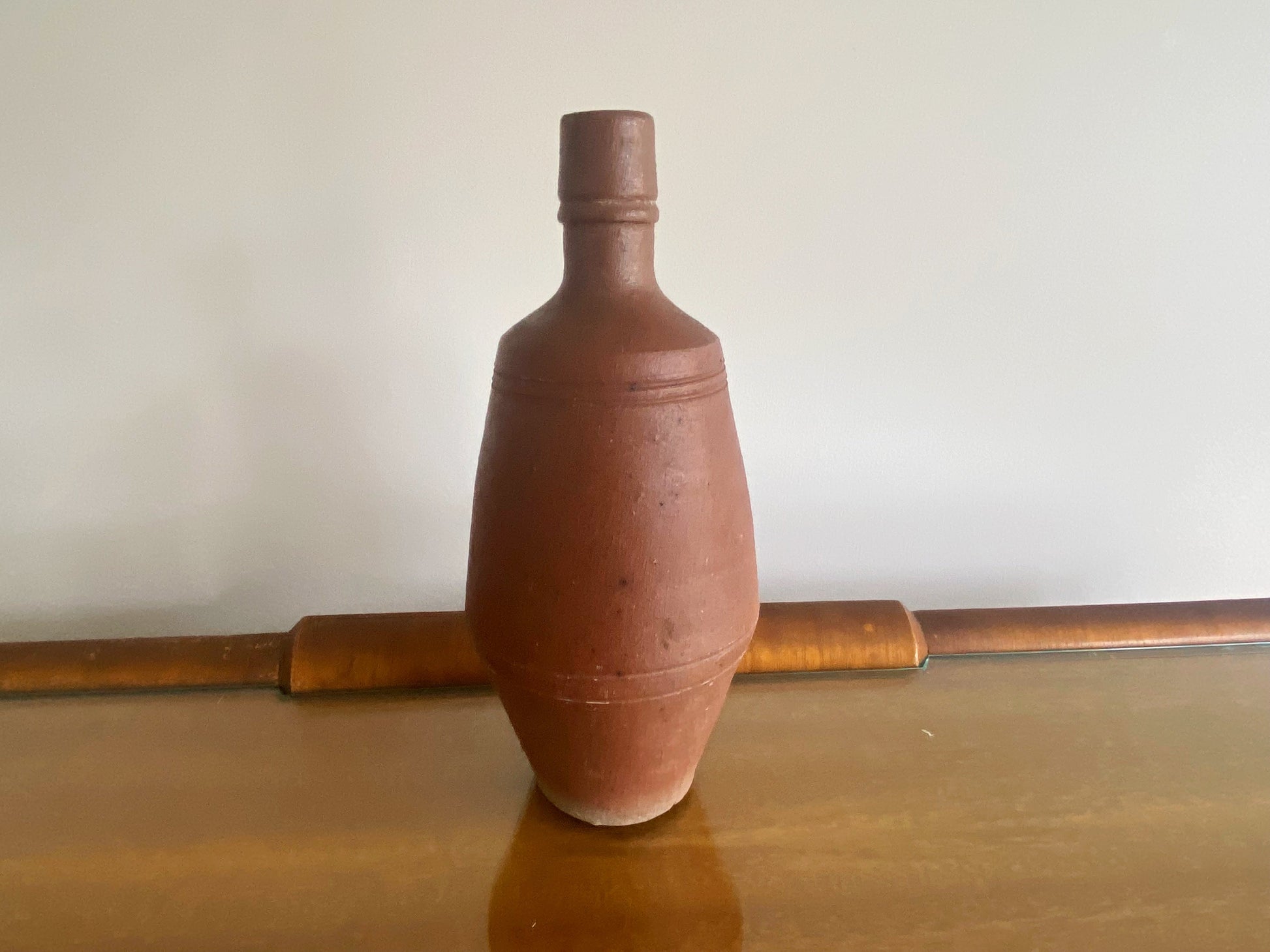 Portuguese stoneware oil bottle