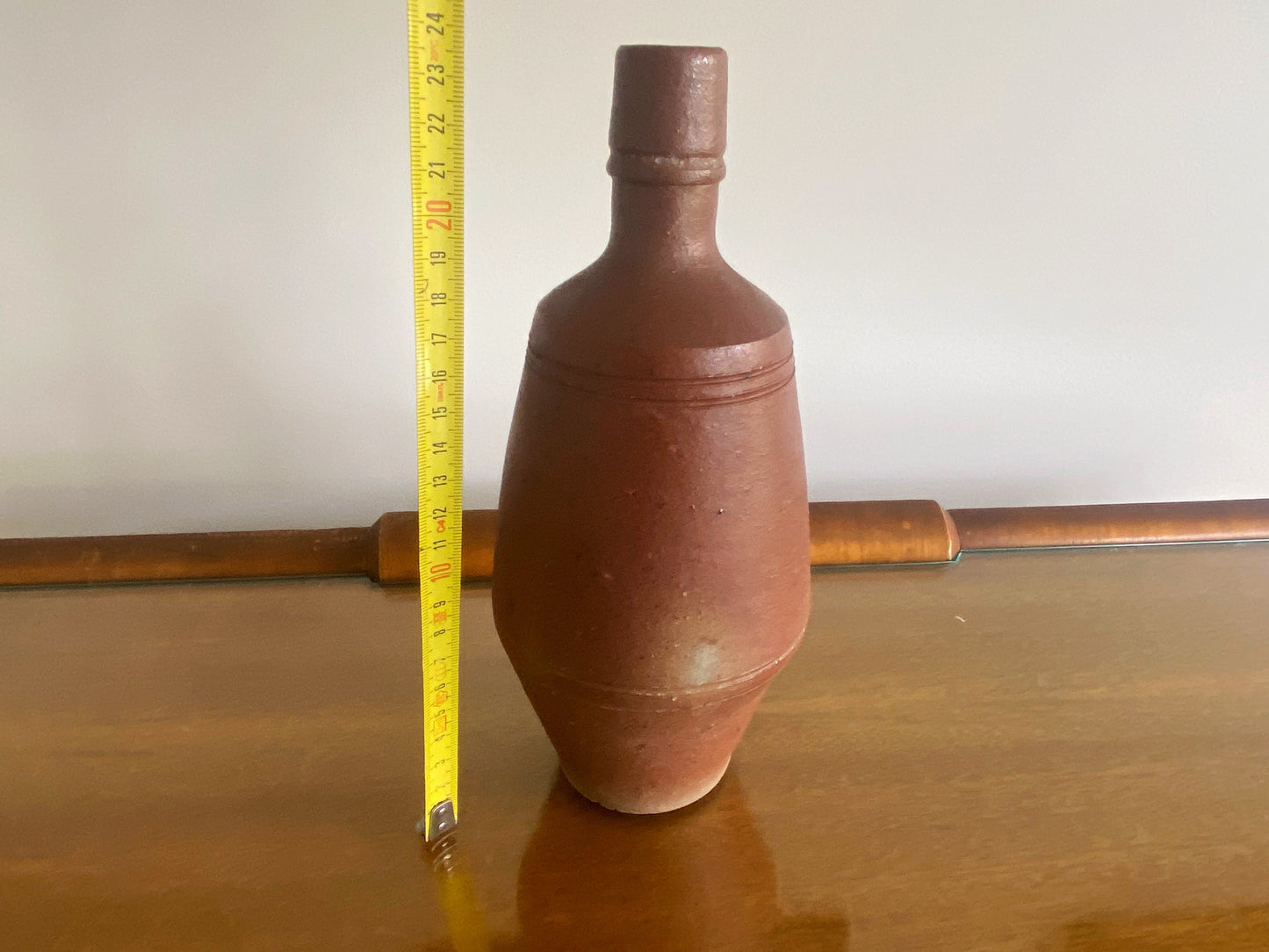 Portuguese stoneware oil bottle