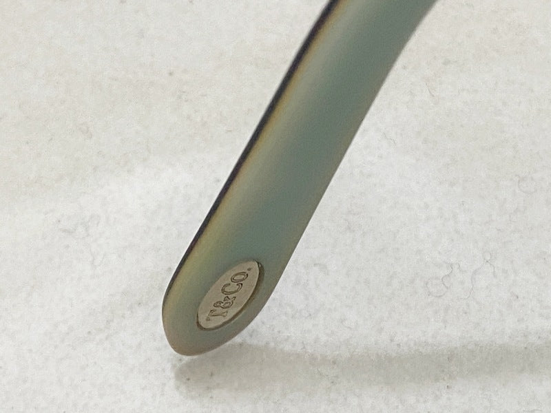 Tiffany Havana Sunglasses with Pearl and Crystal Accents in Original Hard Shell Case 