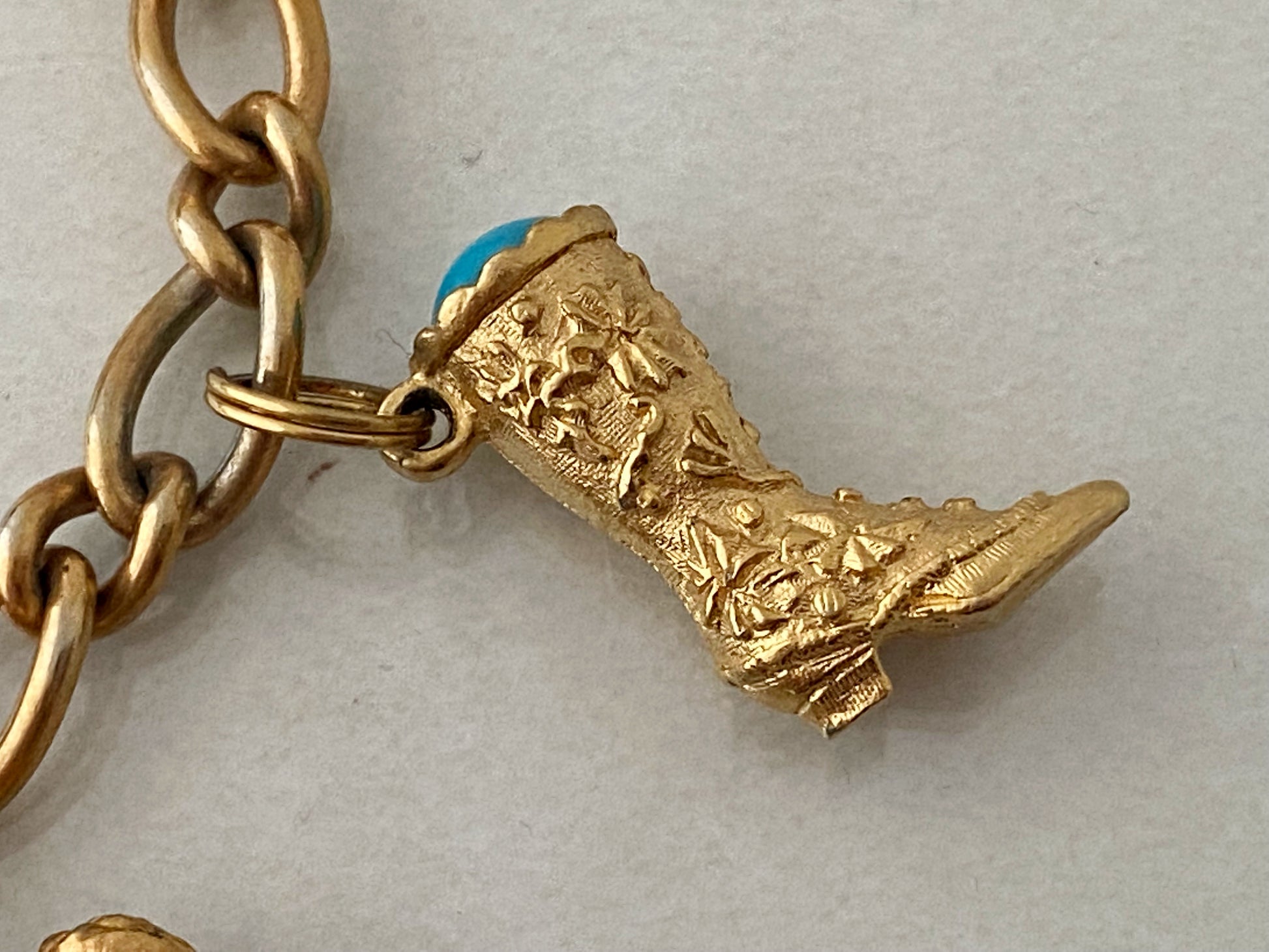 Vintage 1973 AVON Monopoly Charm Bracelet with Six Charms - Busy Bowerbird