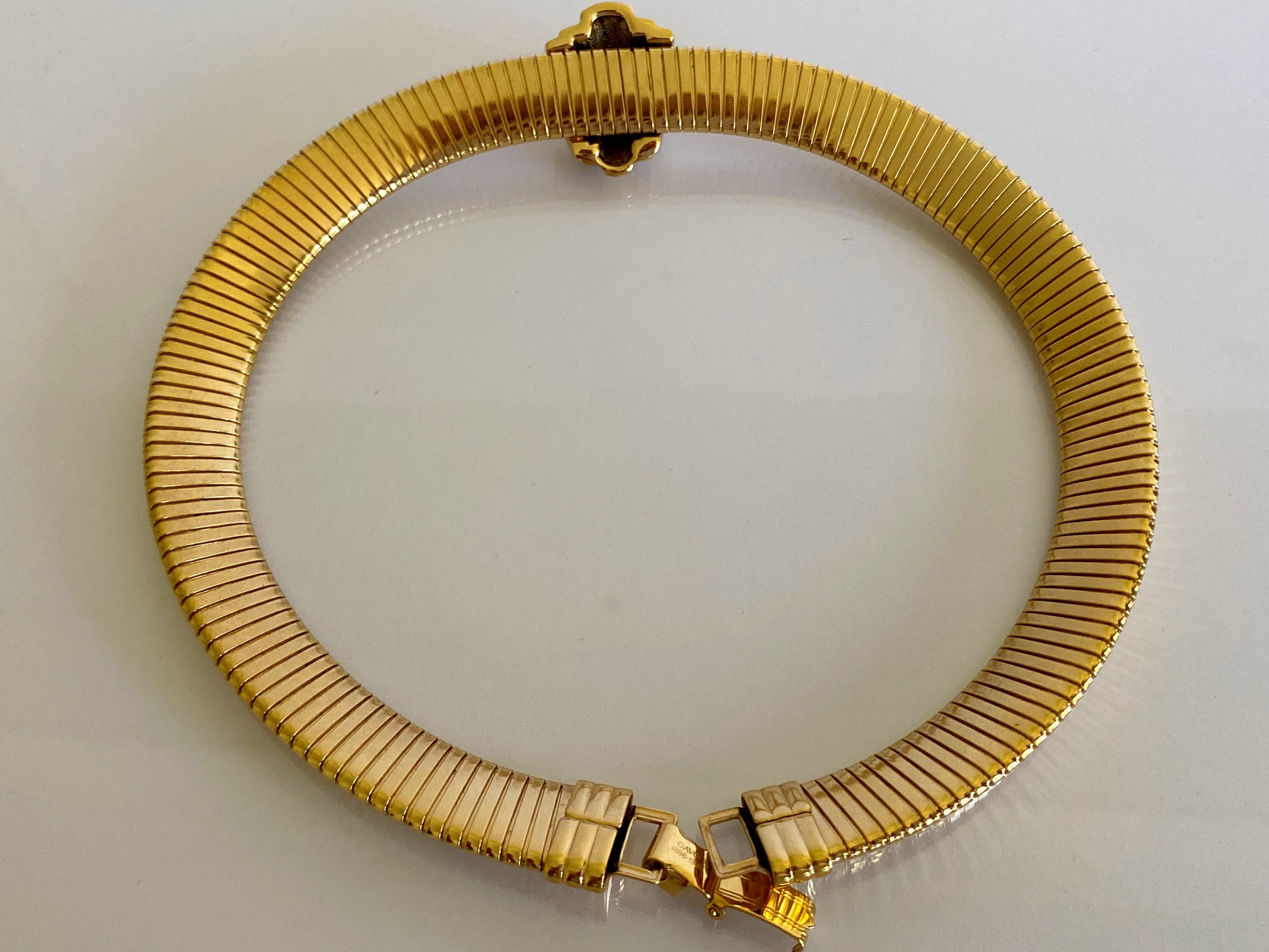 1986 AVON 100th Anniversary Flexible Omega Necklace