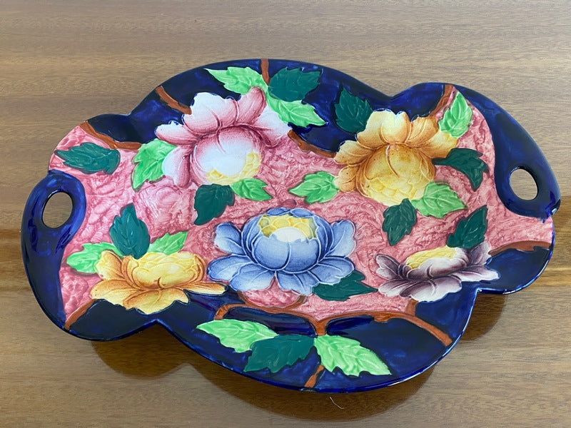 MALING Pottery Majolica Bowl