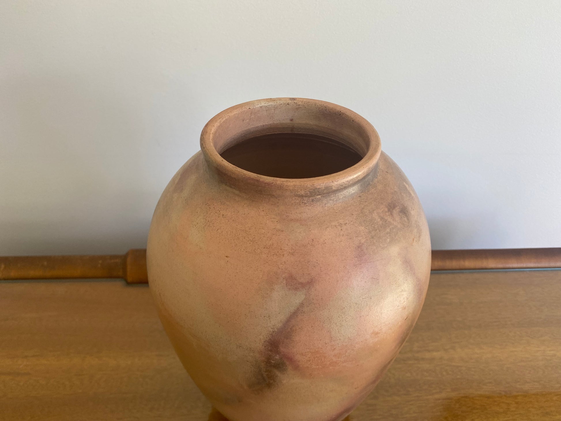 Pit-Fired STUDIO POTTERY Vase-Shaped Art Object | Semi-Matte Glaze - Busy Bowerbird