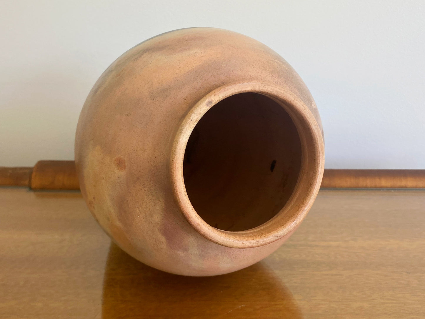 Pit-Fired STUDIO POTTERY Vase-Shaped Art Object | Semi-Matte Glaze - Busy Bowerbird