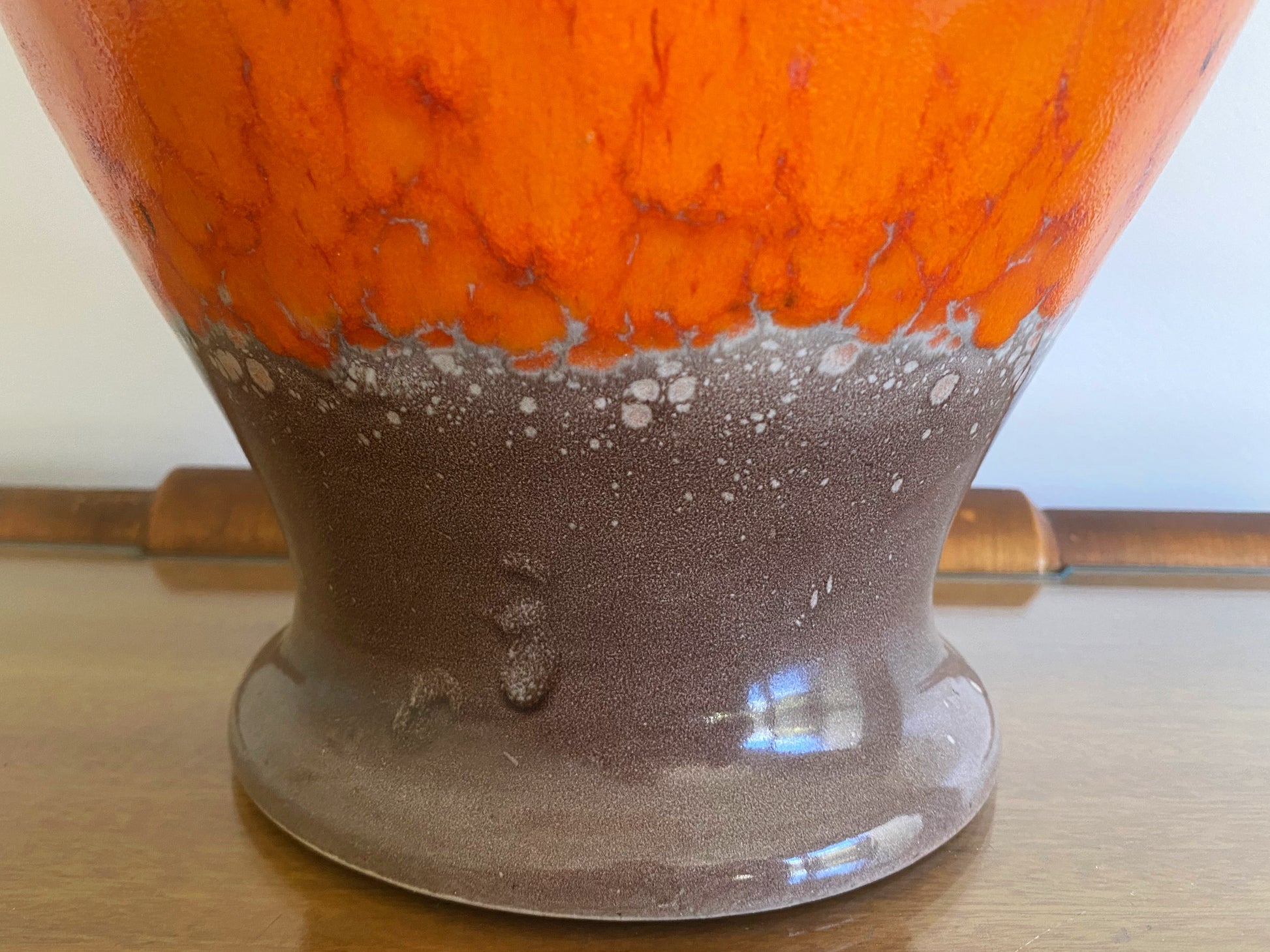 Vintage WEST GERMAN Double-Handled Floor Vase | Large & Impressive! - Busy Bowerbird