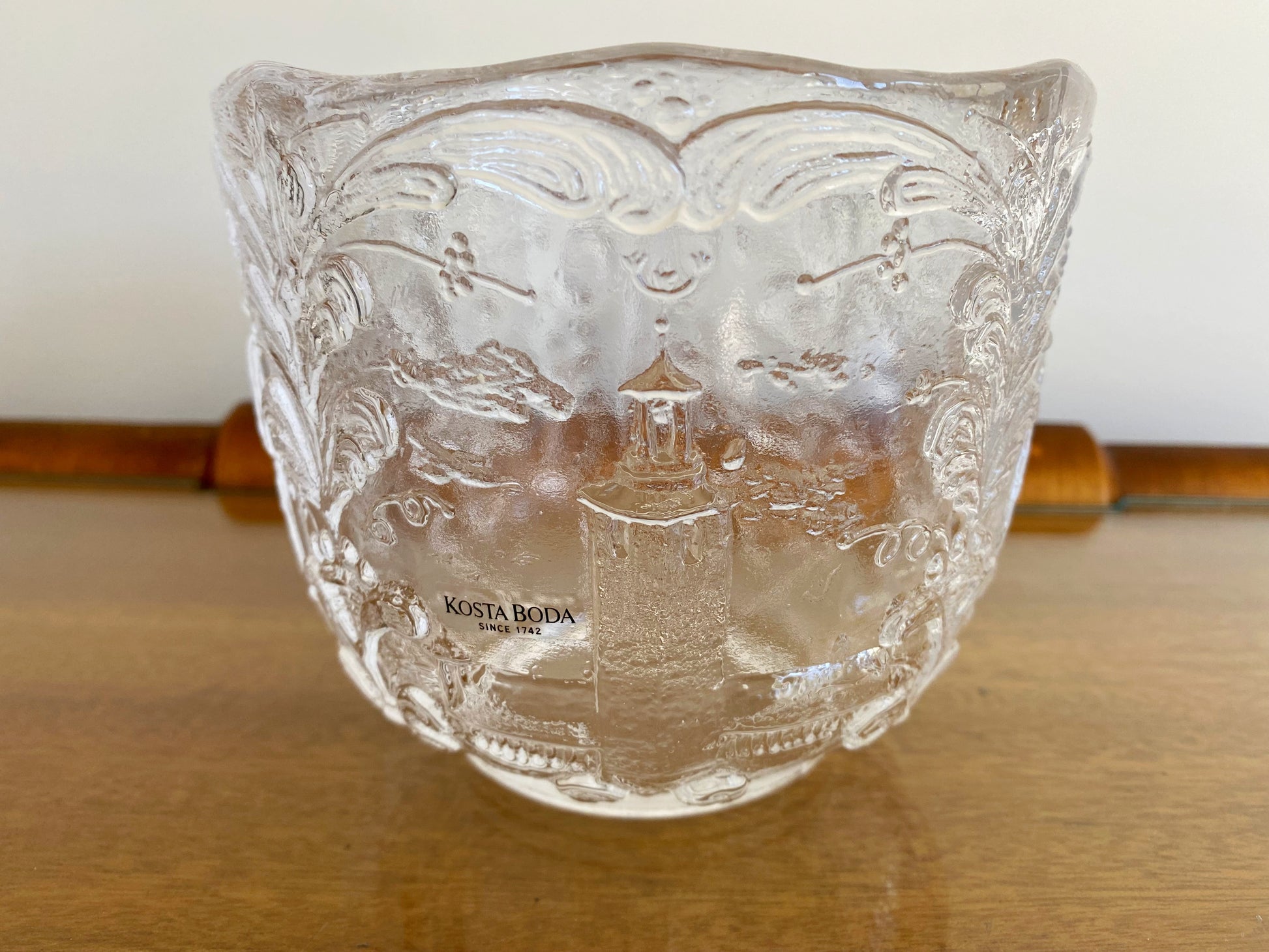 1970s Kosta BODA Sweden 'Rhapsody' Glass Bowl | Designed by Kjell Engman - Busy Bowerbird