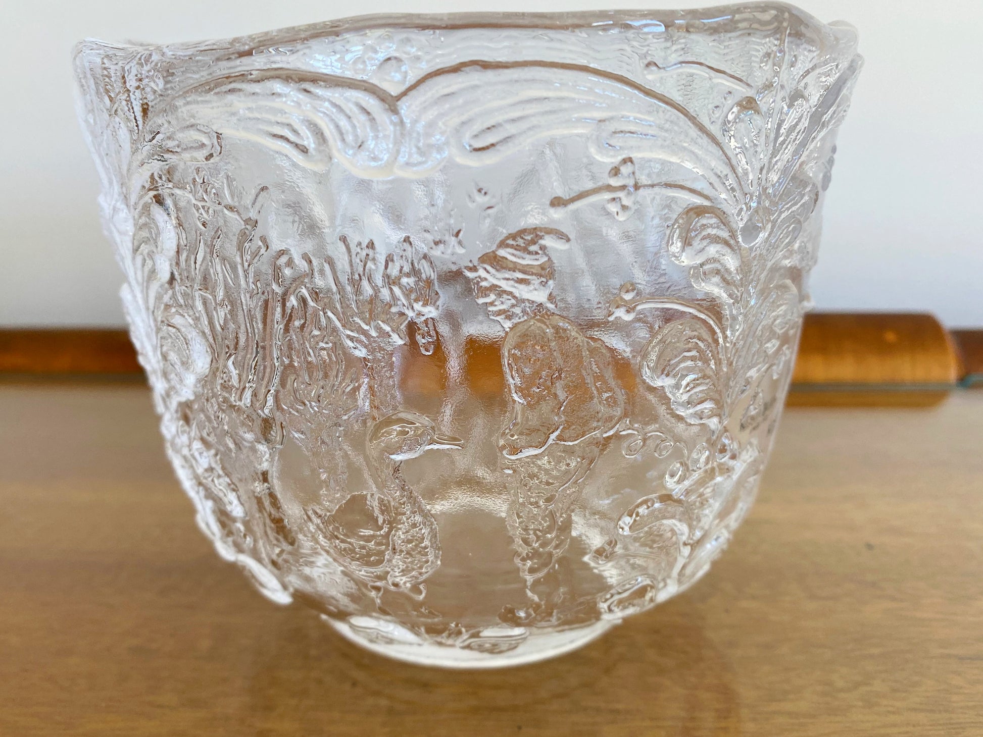 1970s Kosta BODA Sweden 'Rhapsody' Glass Bowl | Designed by Kjell Engman - Busy Bowerbird