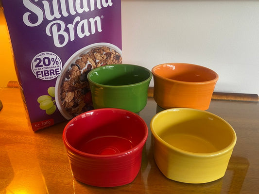  Fiesta ware cereal bowls 