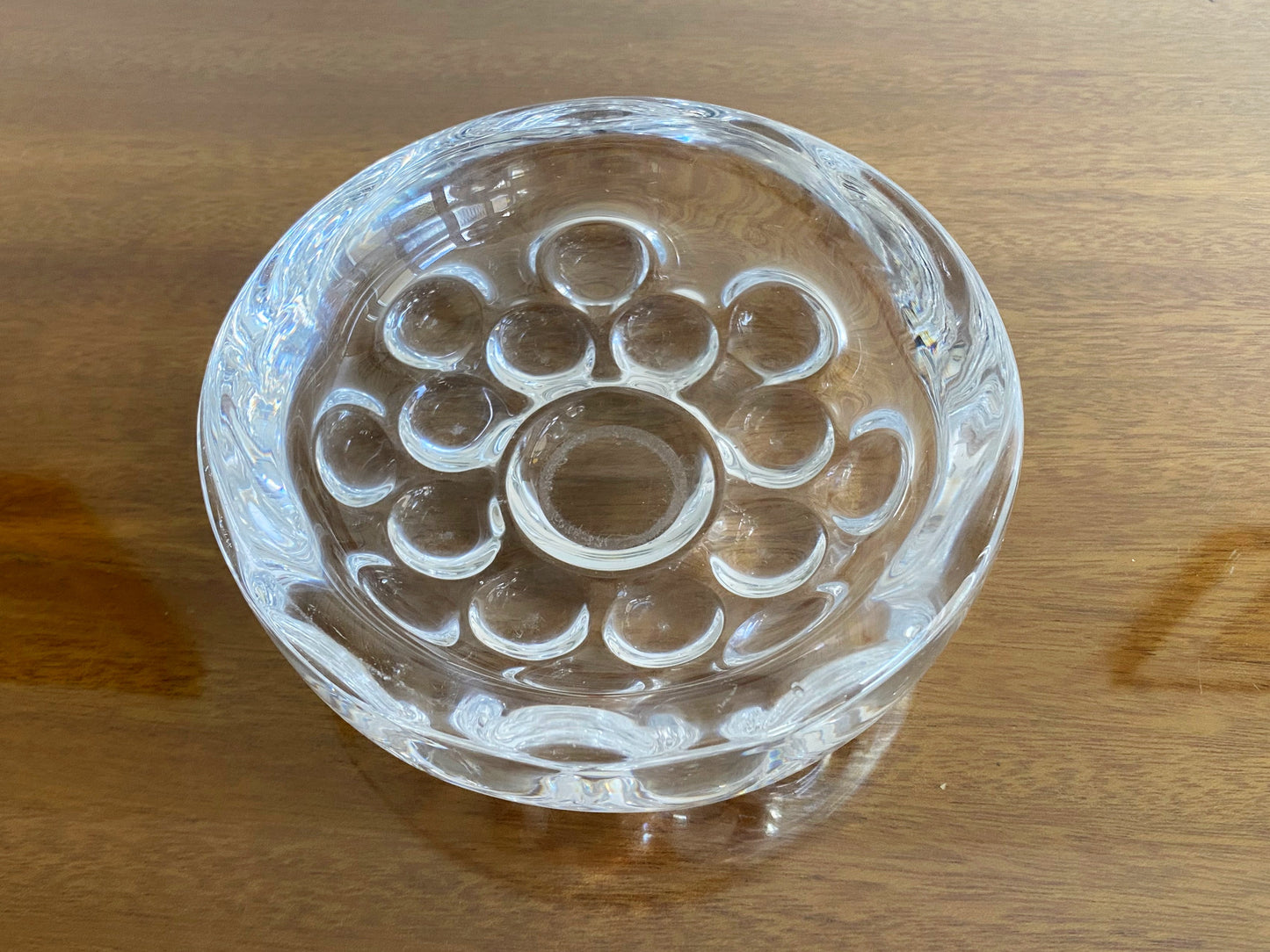 1960s ORREFORS Hand-Blown Bubble Glass Bowl | Sven Palqvist - Busy Bowerbird