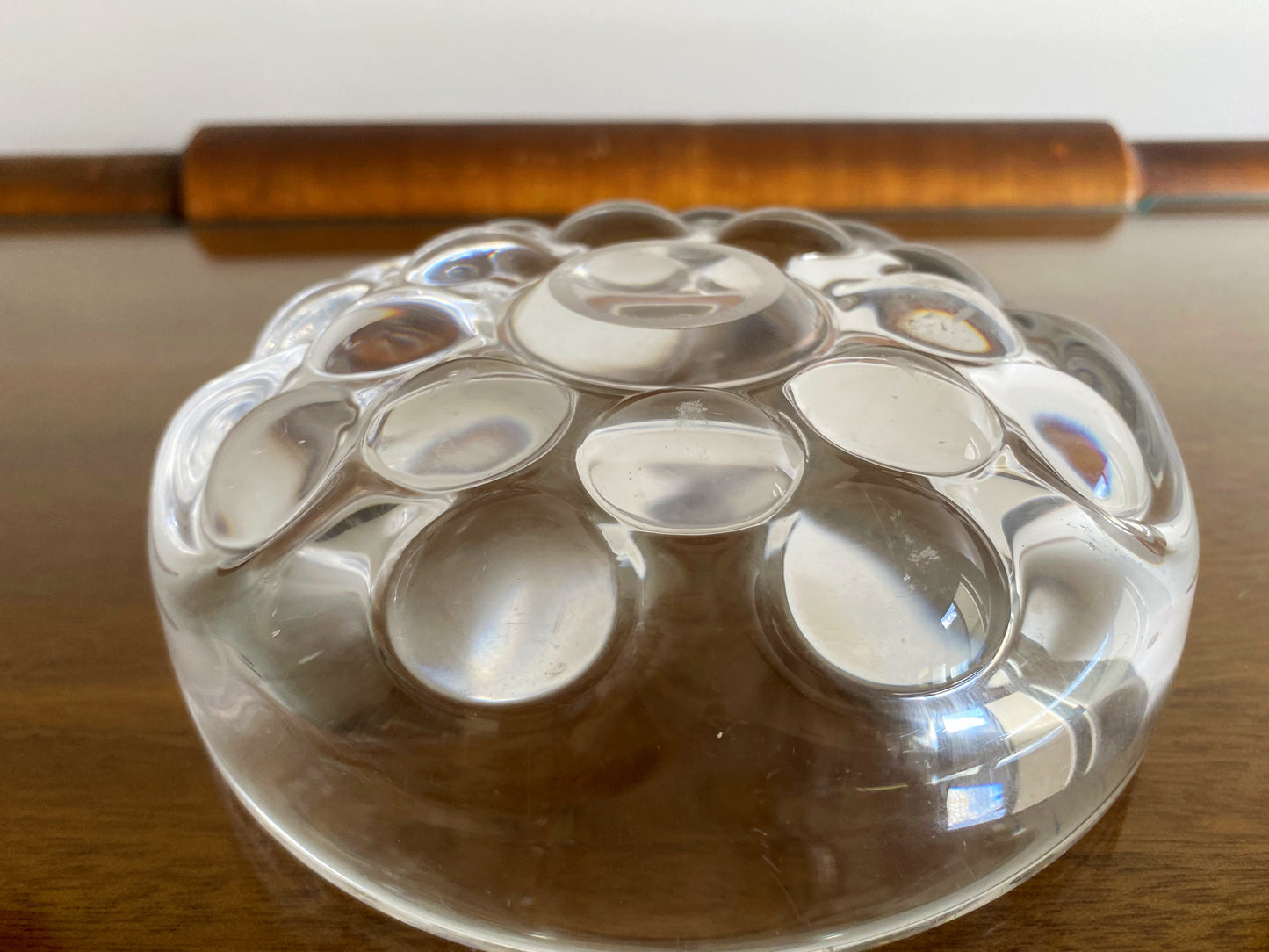 1960s ORREFORS Hand-Blown Bubble Glass Bowl | Sven Palqvist - Busy Bowerbird