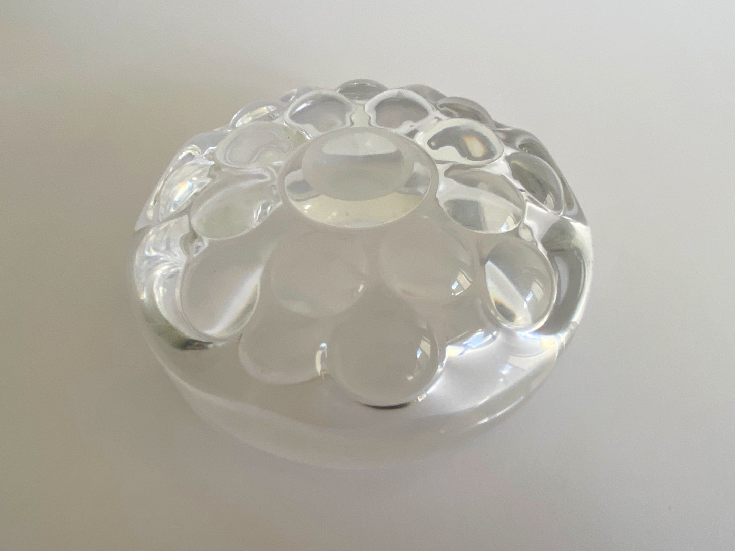 1960s ORREFORS Hand-Blown Bubble Glass Bowl | Sven Palqvist - Busy Bowerbird