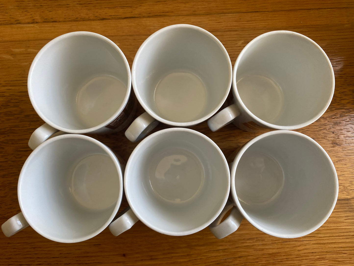 Retro ALFRED MEAKIN Glo-White Ironstone Coffee Service (x6) - Busy Bowerbird