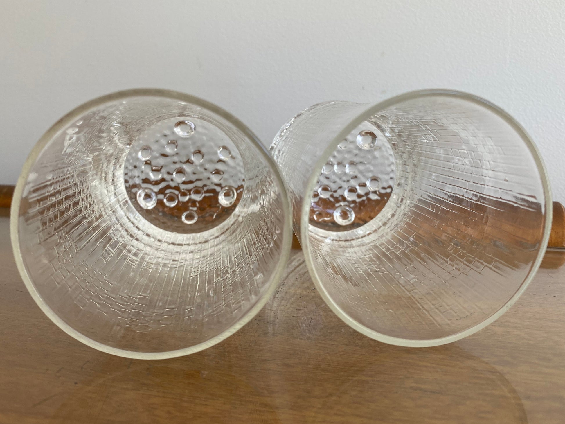 Two iittala Finland 'Ultima Thule' Highball/Beer Glasses