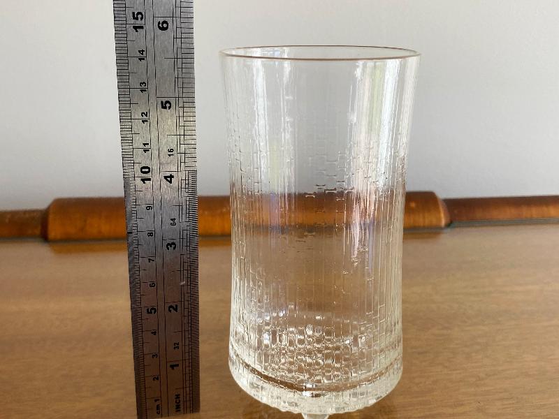 Two iittala Finland 'Ultima Thule' Highball/Beer Glasses