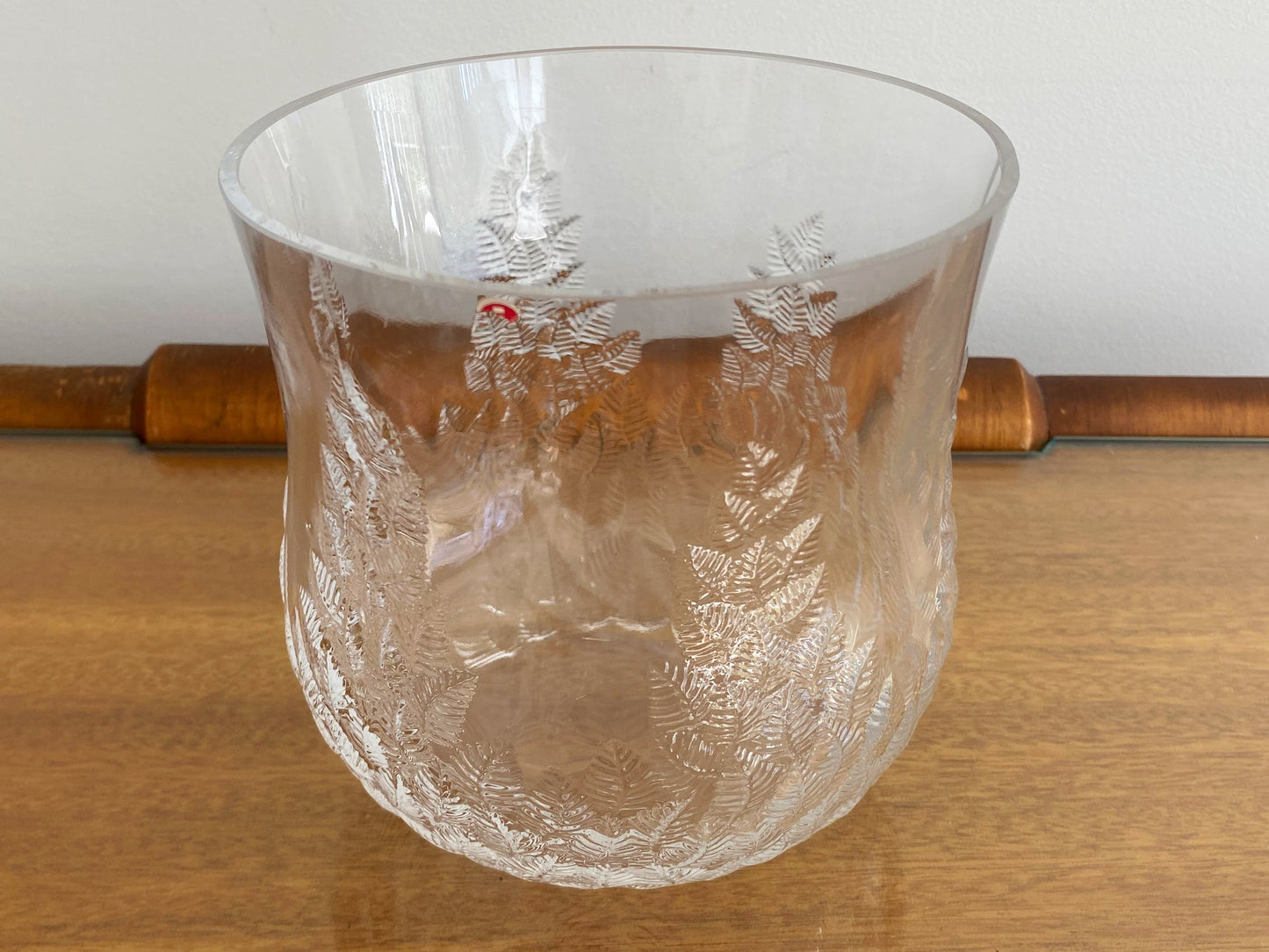 VINTAGE iittala 'Koivu' Glass Bowl or Vase | Designed by Jorma Vennola