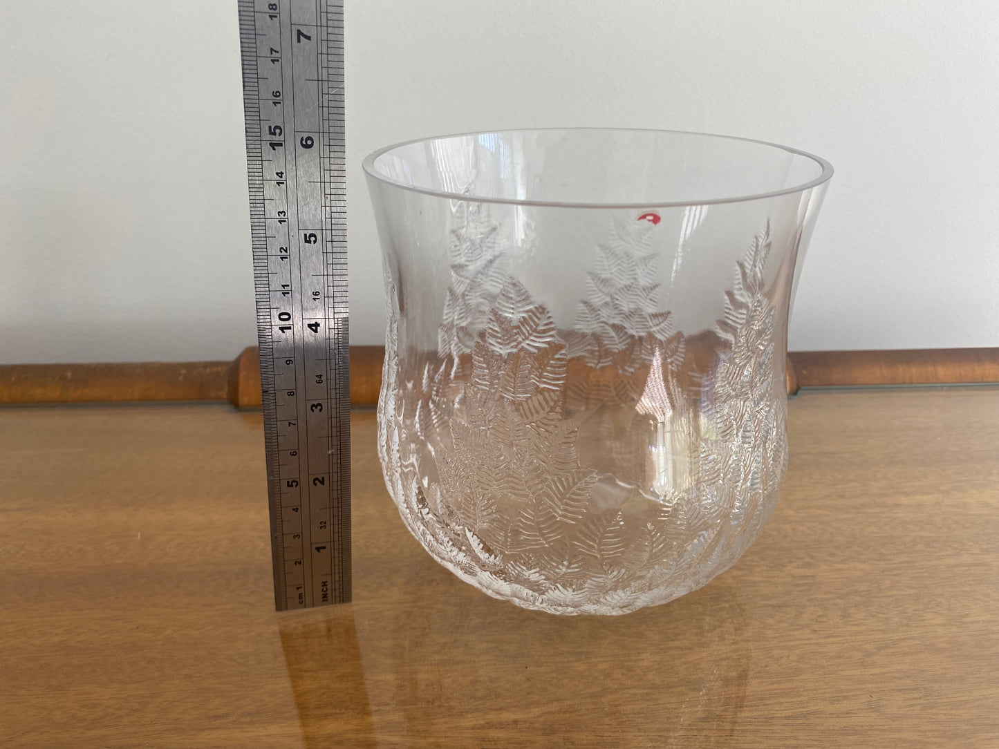 VINTAGE iittala 'Koivu' Glass Bowl or Vase | Designed by Jorma Vennola