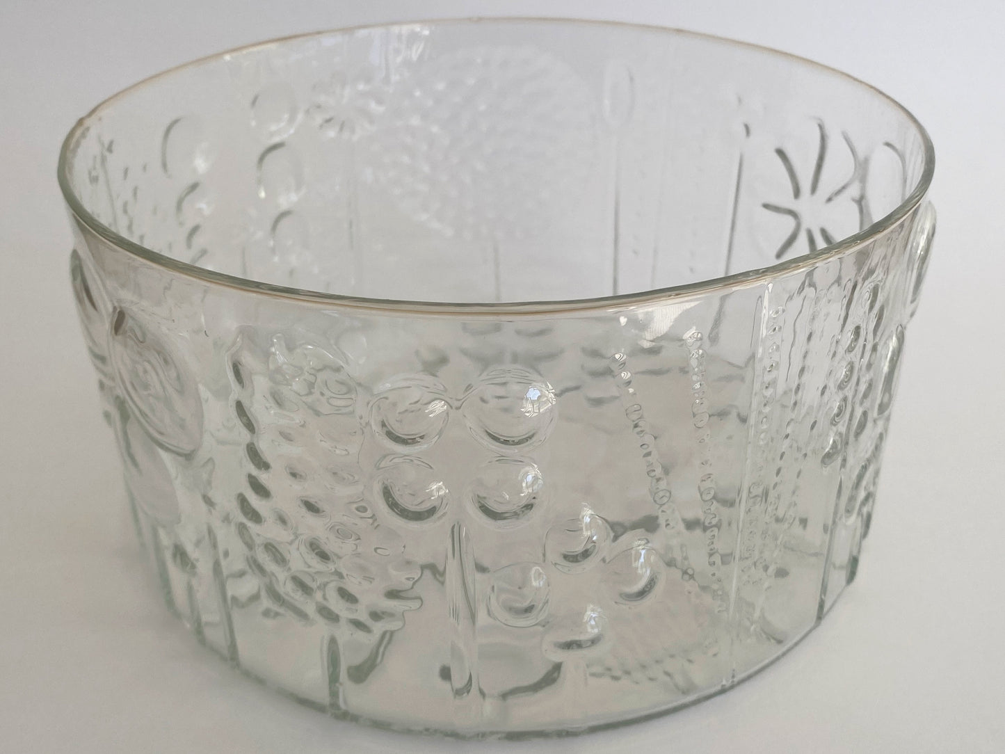 ORIGINAL 1960s OIVA TOIKKA Designed 'Flora' Bowl | Nuutajärvi Glassworks, Finland - Busy Bowerbird