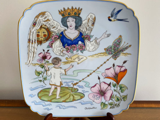'Birth and Christening' Plate | Ole Winther for Hutschenreuther - Busy Bowerbird