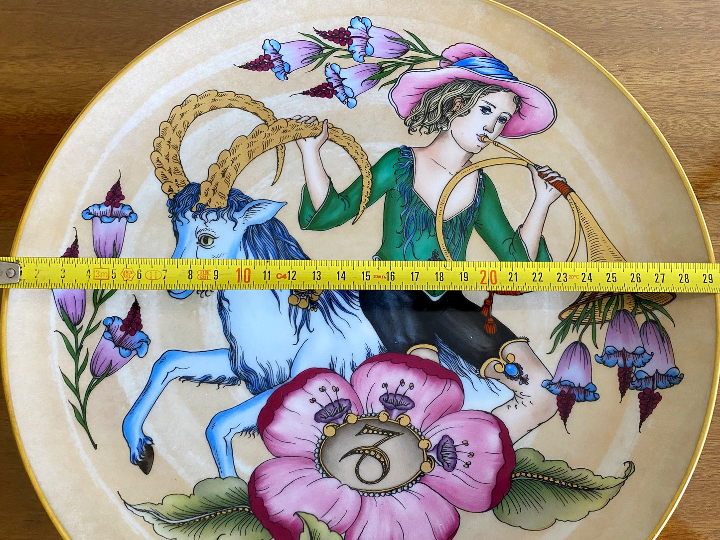 Hutschenreuther Capricorn Zodiac Plate | Ole Winther | 29 cm - Busy Bowerbird