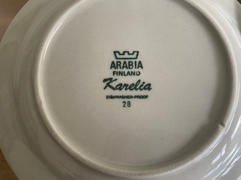 Arabia Finland Karelia Trios 