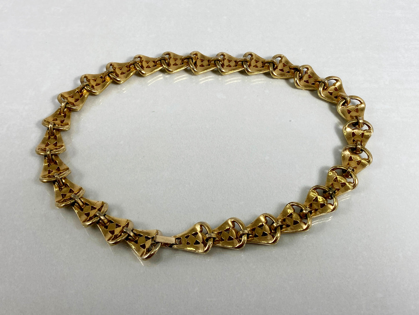 Vintage rhinestone choker necklace