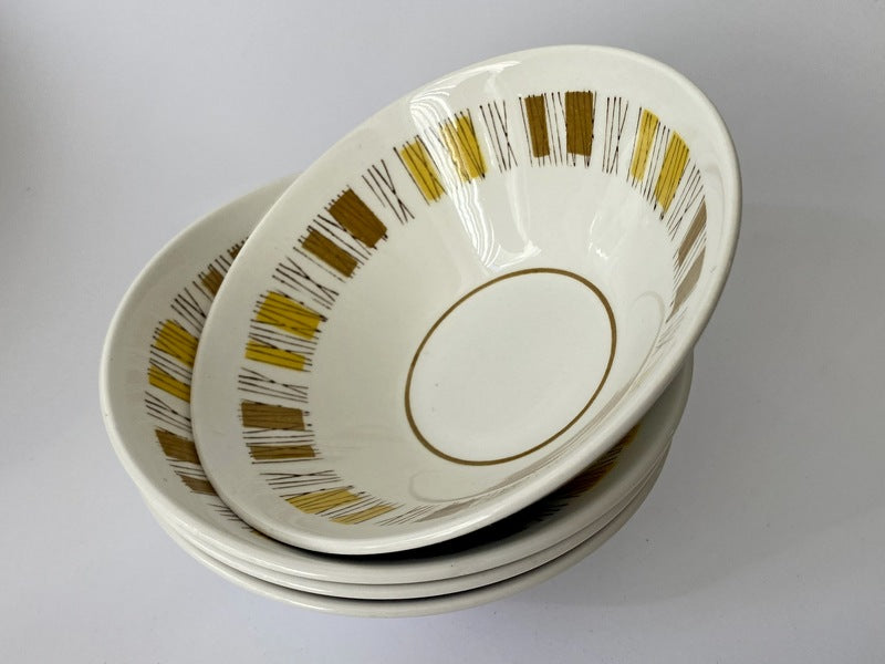1970s MIKASA Dessert Bowls 'Catalina' Pattern | Set of 4