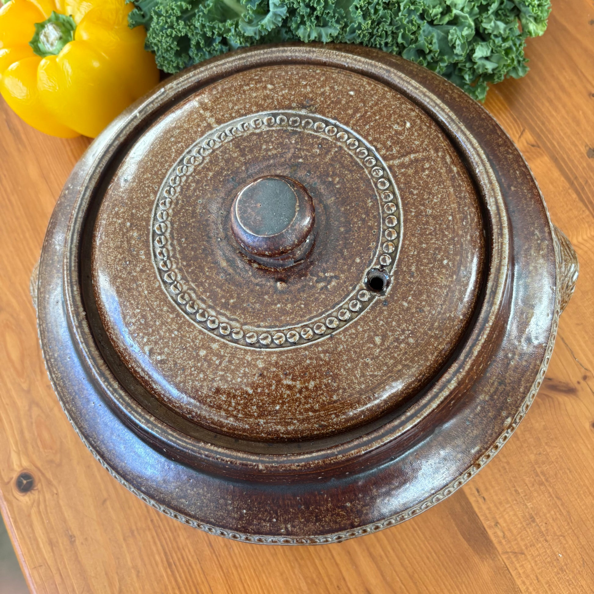 Bendigo Pottery lidded casserole