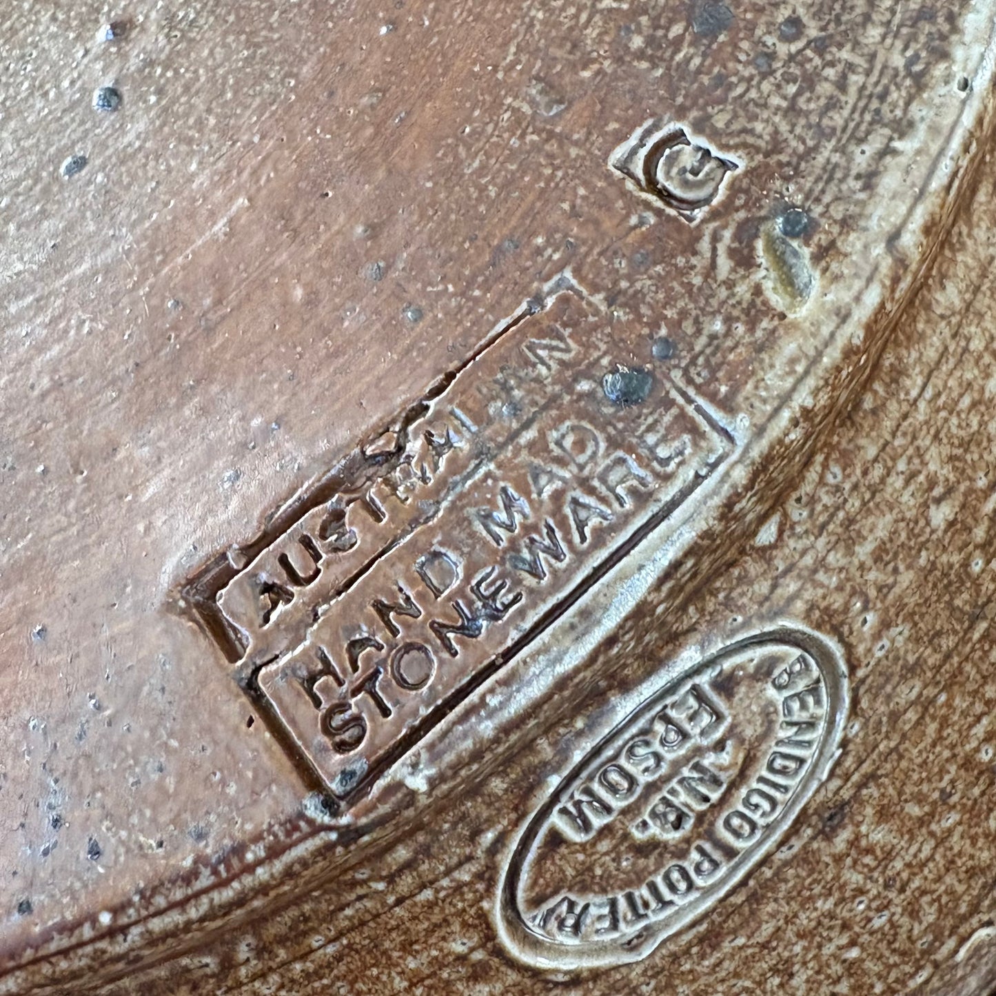 Bendigo Pottery lidded casserole