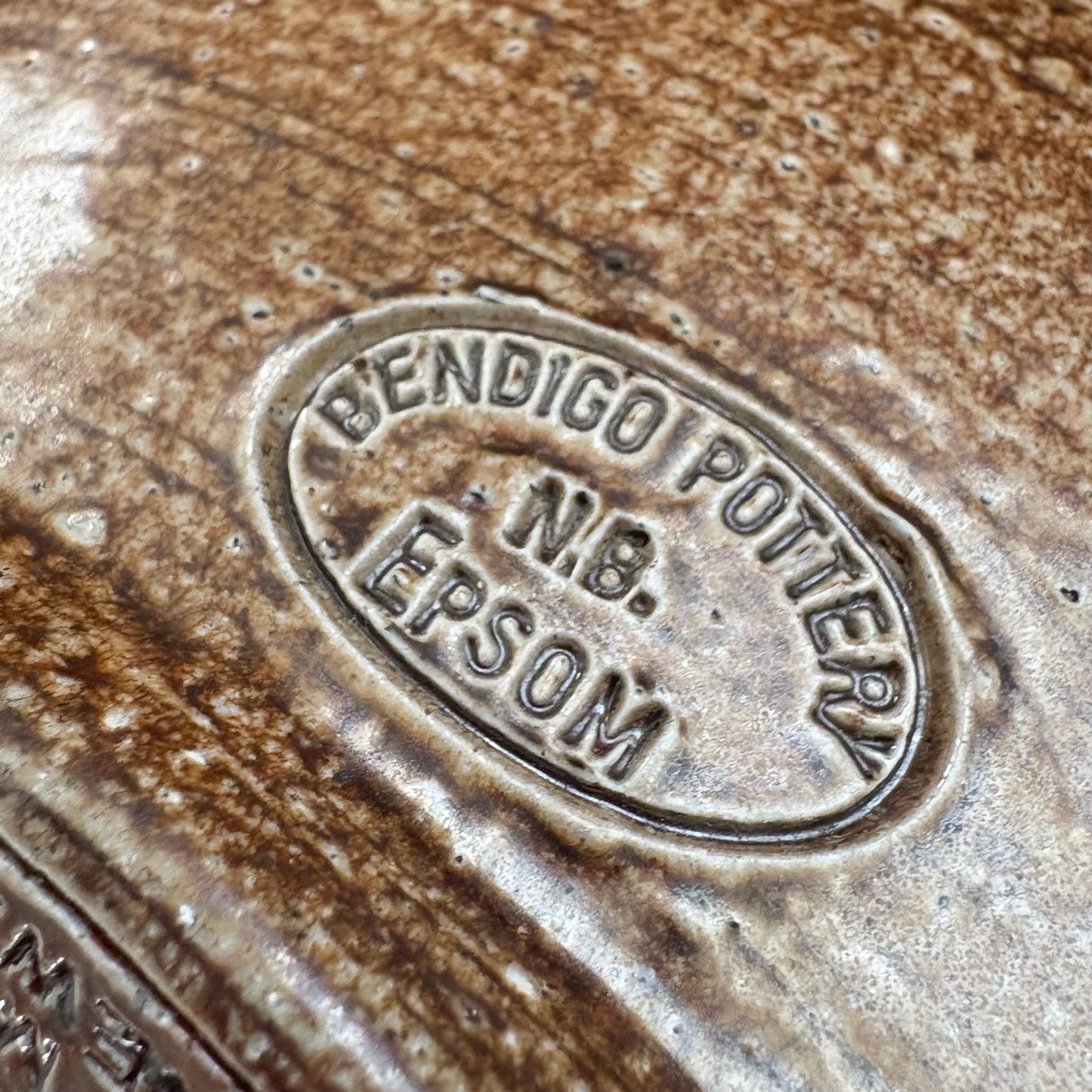 Bendigo Pottery lidded casserole