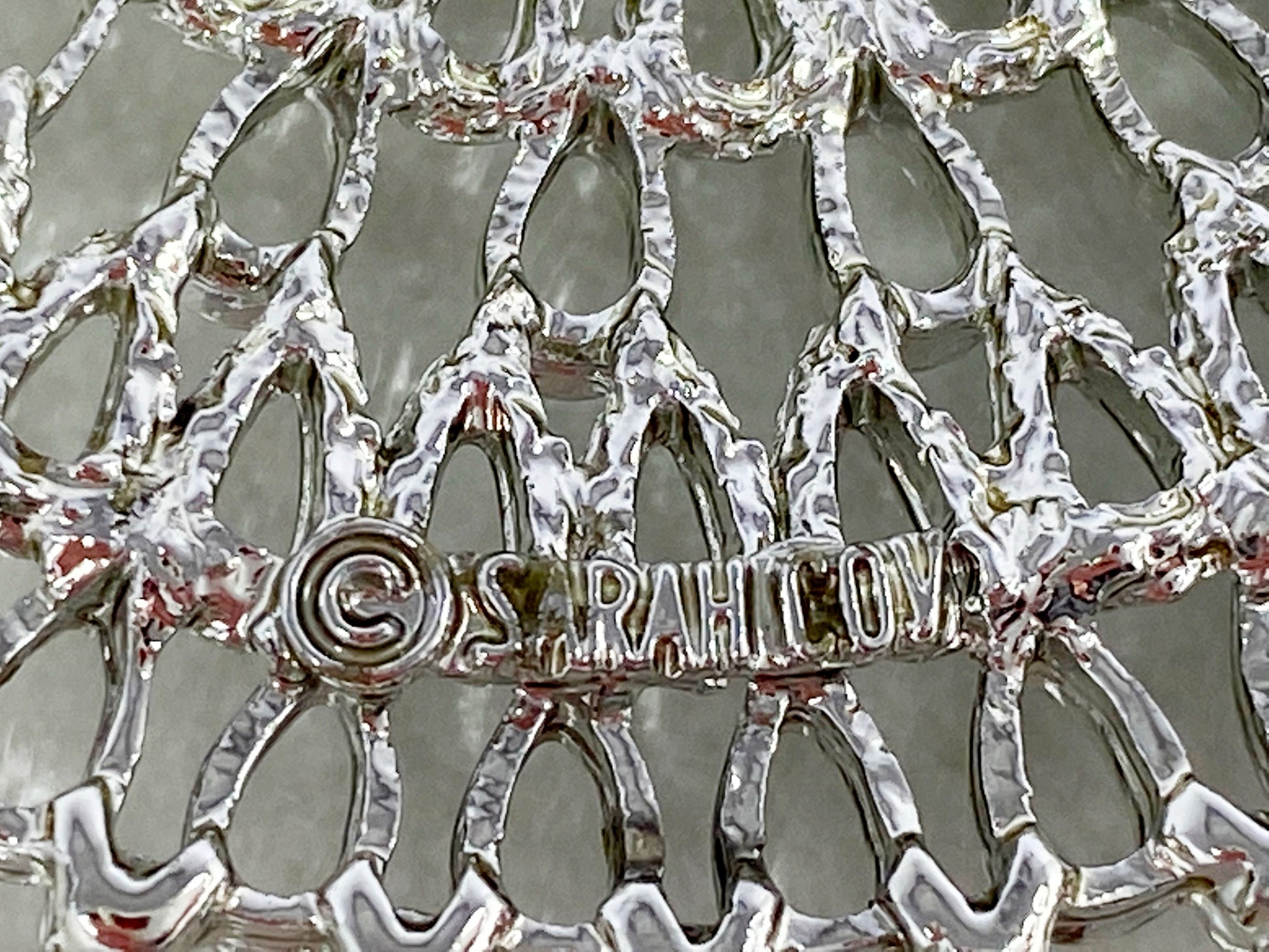 SARAH COVENTRY Silver-Tone Open-Weave Brooch & Earring Set - Busy Bowerbird