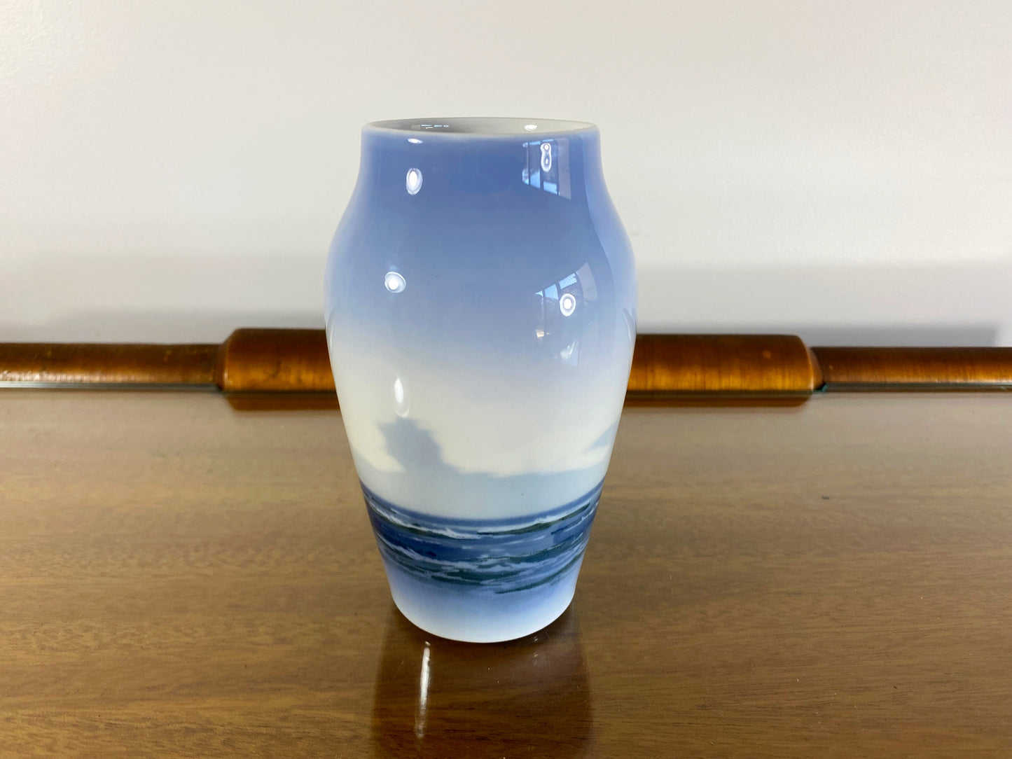 1967 Royal Copenhagen 'Mallard Flying over Waves' 13.5 cm Vase - Busy Bowerbird